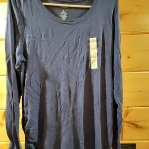 Kohl's Navy Scoop Tee
